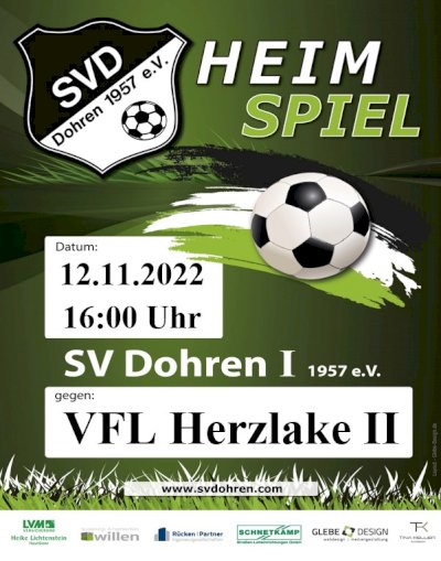 Vorbericht SVD vs. VFL Herzlake II