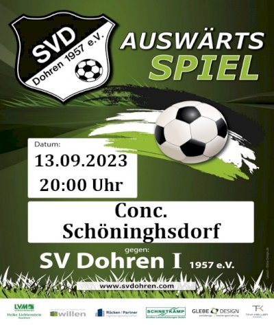 Vorbericht Con. Schöninghsdorf vs. SV Dohren