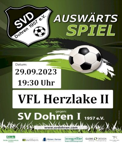Vorbericht VFL Herzlake II vs. SV Dohren