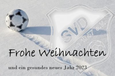 Der SV Dohren wünscht fohe Festtage!