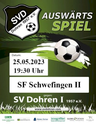 Vorbericht SF Schwefingen II vs. SVD