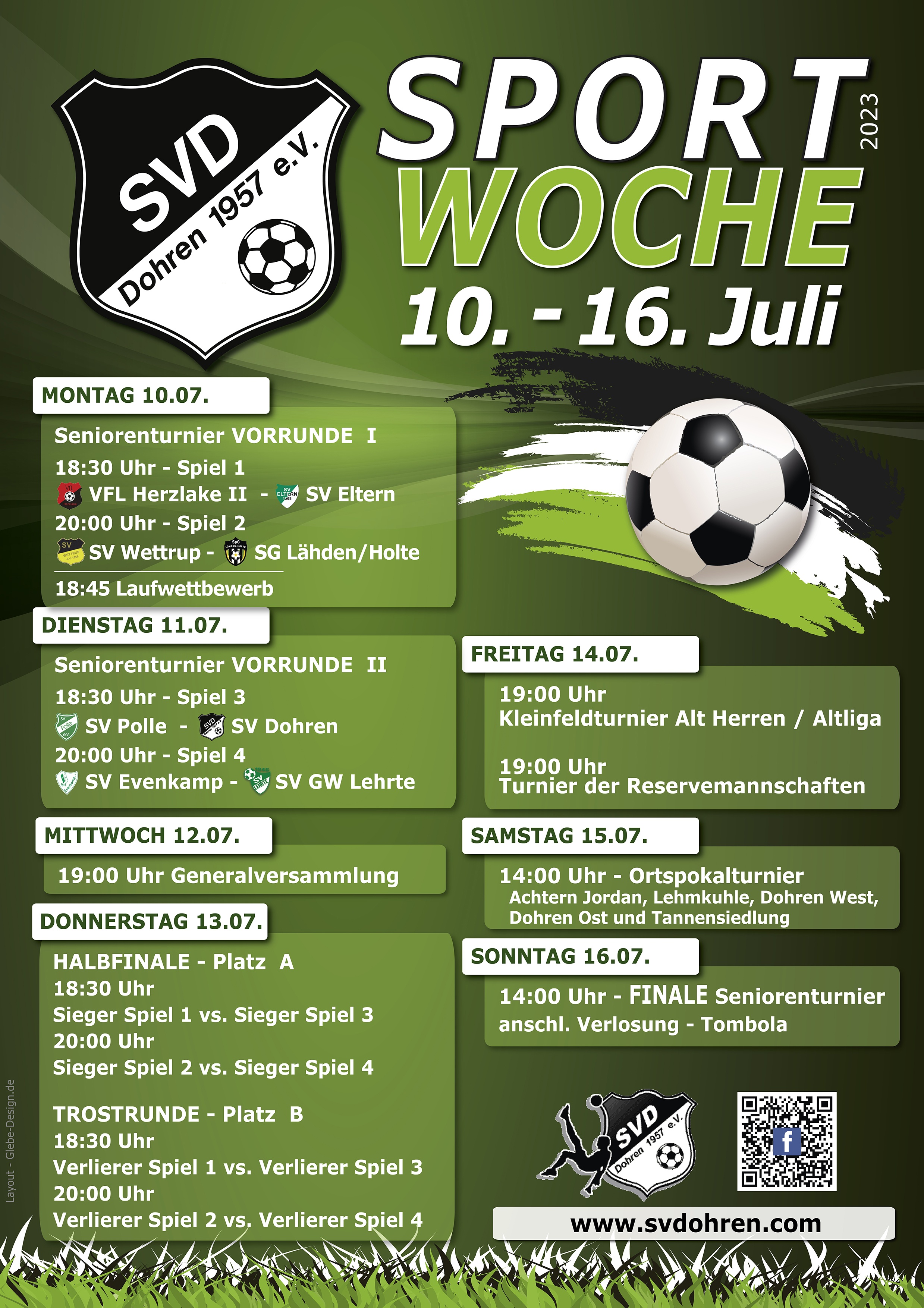 Programm der Sportwoche steht fest!