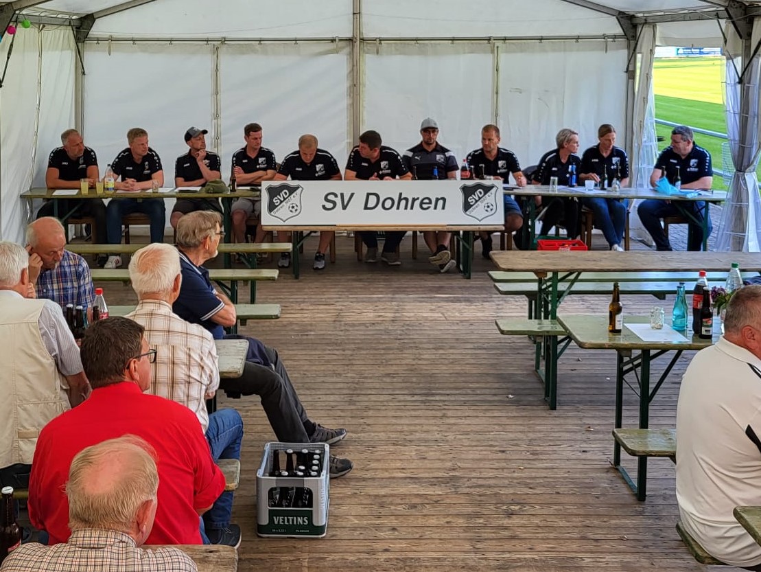 Generalversammlung und Führungswechsel beim SV Dohren