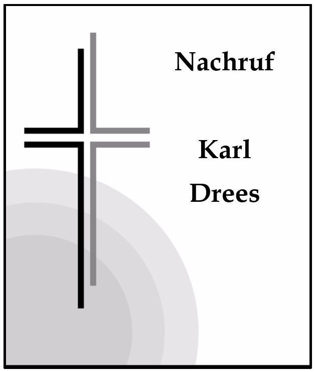 Nachruf Karl Drees