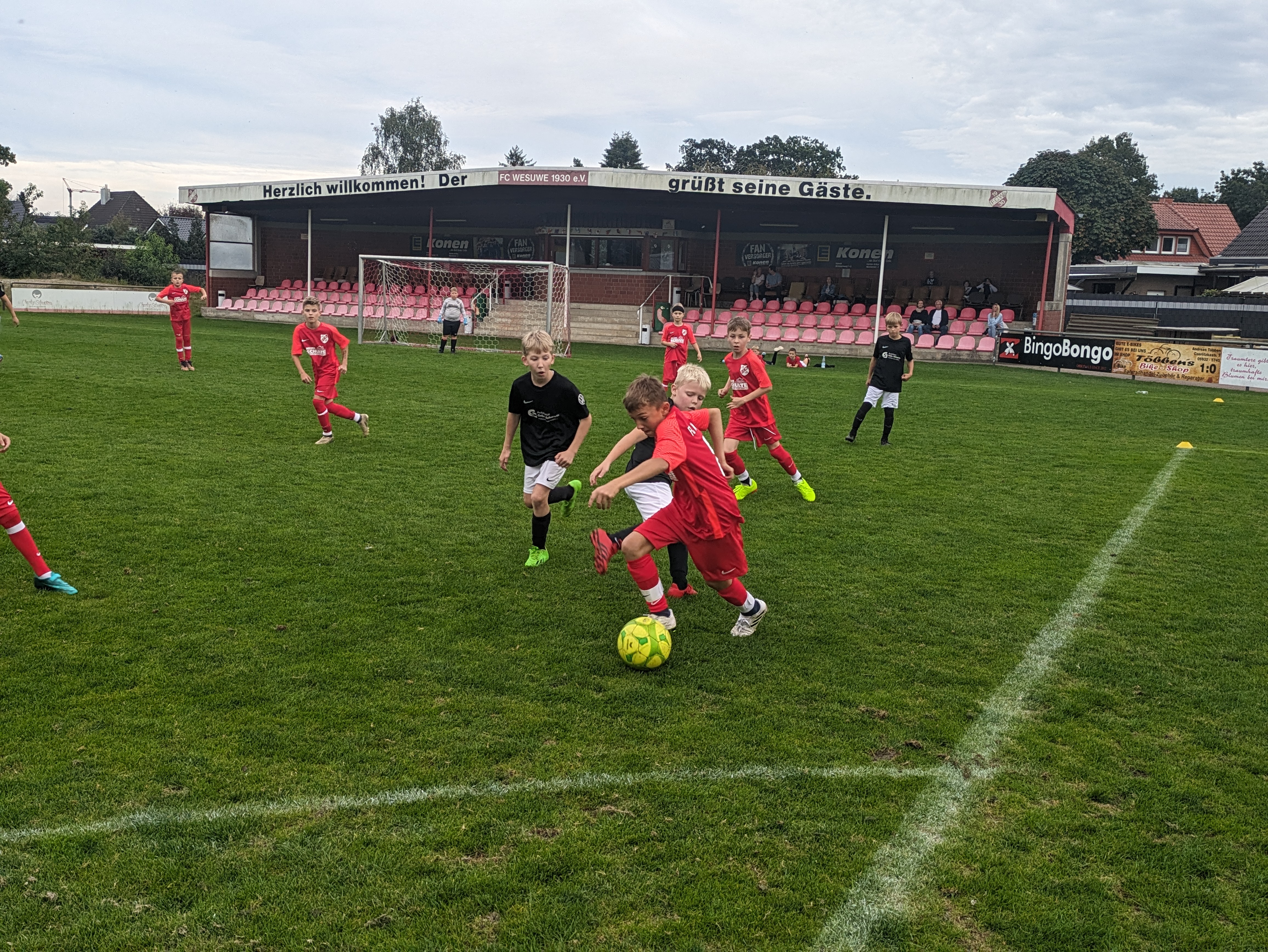 E-Jugend verliert 2:9 im Pokal gegen den FC Wesuwe