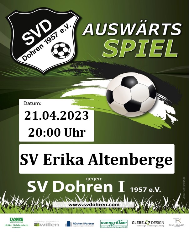 Vorbericht SV Erika Altenberge vs. SVD