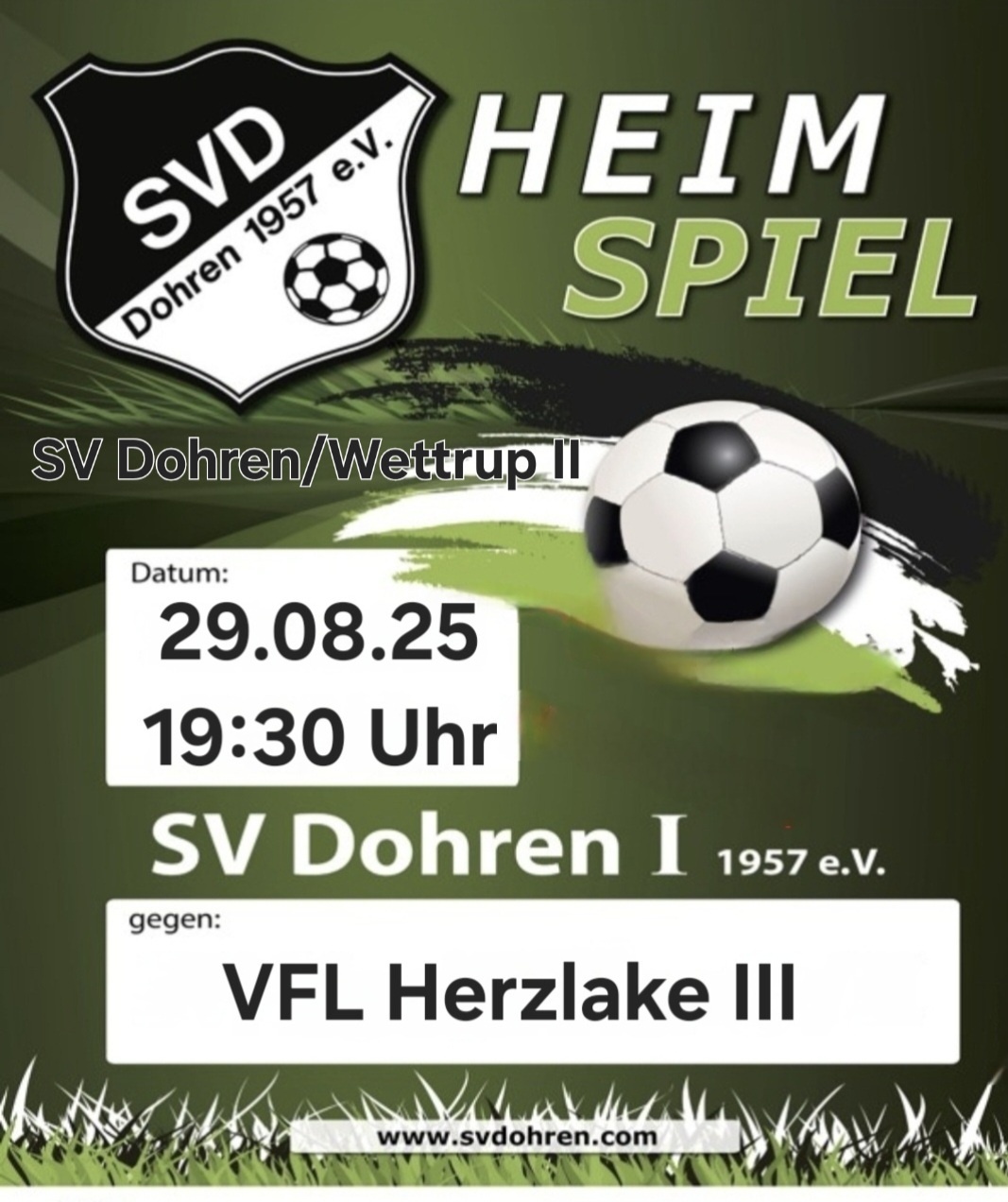 2. Derby in nur 1 Woche