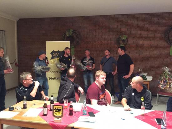 Ehrung der Lebensretter bei der Generalversammlung des SV Wettrup